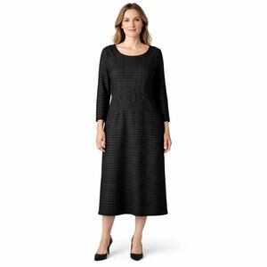 Style & Co Black Midi Dress Size 14 NWT